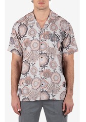 Hurley Men's Linen Rincon Camp Short Sleeves Shirt - Bone 2