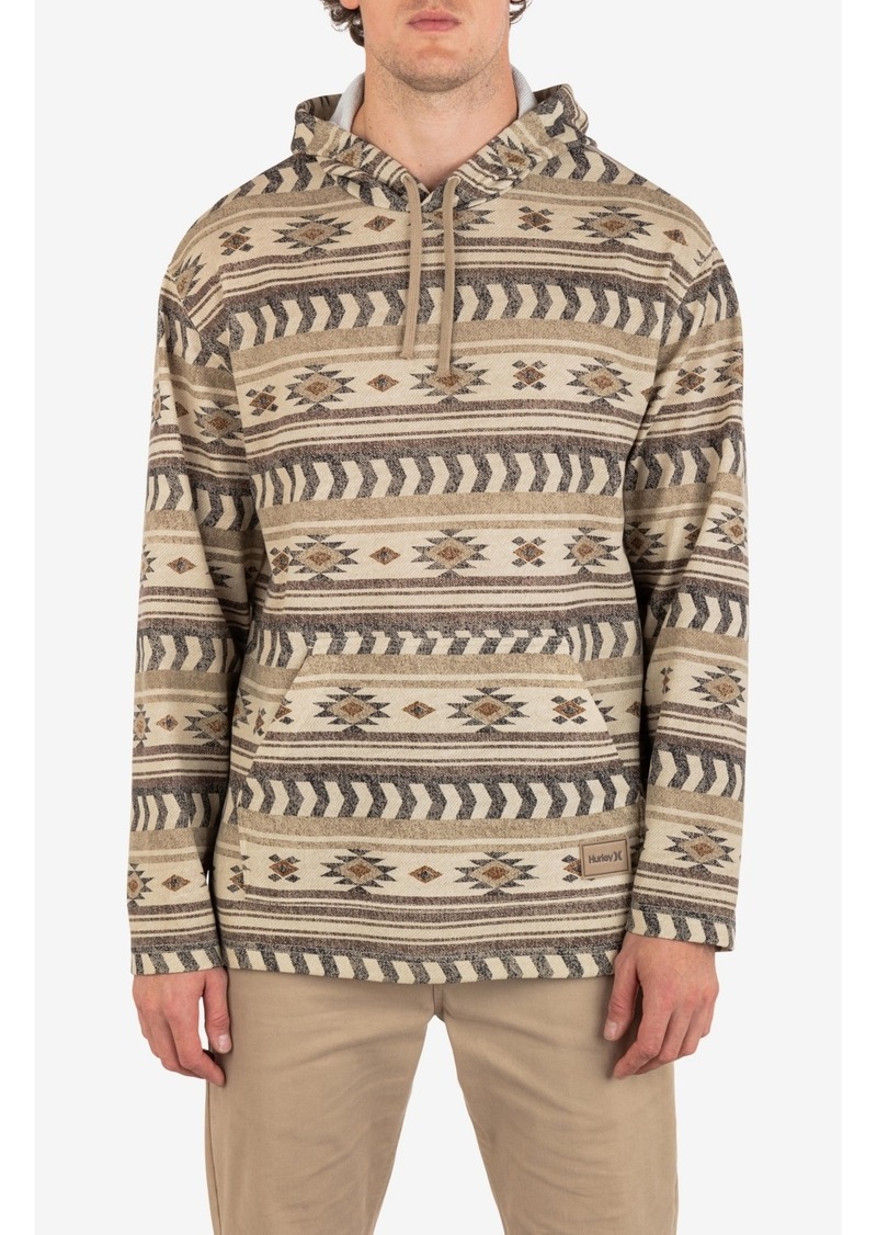 Hurley Men's Og Hooded Poncho Sweatshirt - Brown