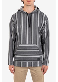 Hurley Men's Og Hooded Poncho Sweatshirt - Black Multi