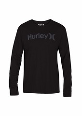 Hurley Men's One & Only Push Thru Graphic Long Sleeve Tee Shirt  M