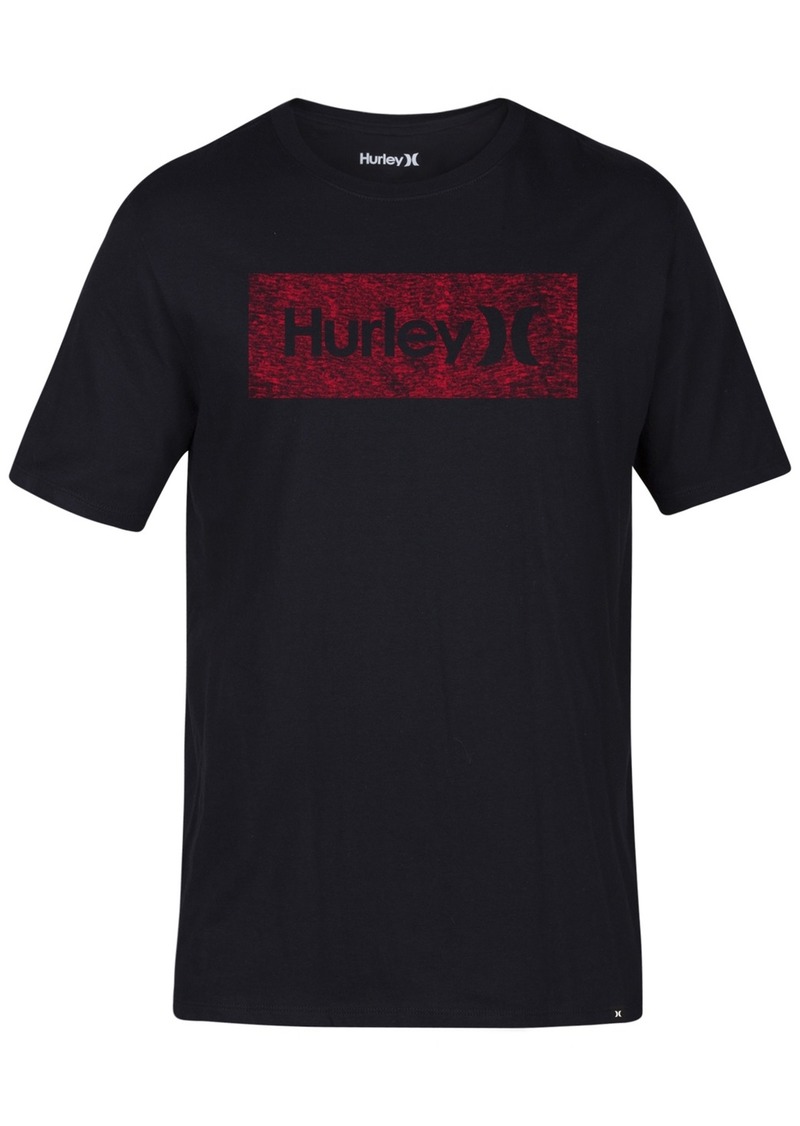 Hurley Men's One And Only Box Logo T-Shirt - Black