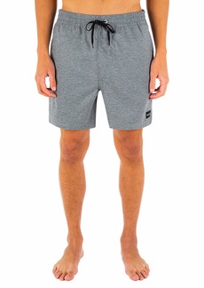 Hurley Men's One and Only 17" Volley Board Shorts Grey Heather