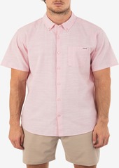 Hurley Men's One and Only Stretch Button-Down Shirt - Team Red