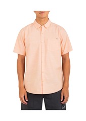 Hurley Men's One and Only Stretch Short Sleeve Shirt - Nectarine