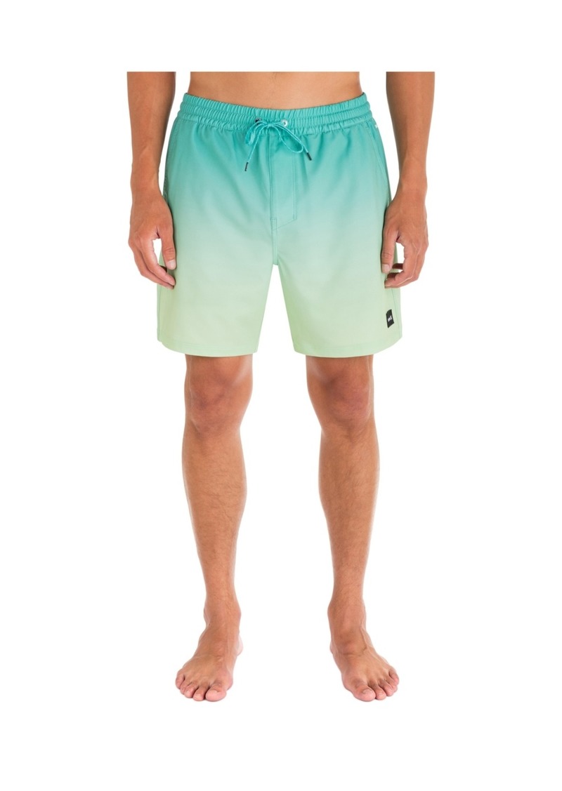 "Hurley Men's Phantom Cannonball Volley Drawstring 17"" Shorts - Microgreen"