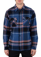 Hurley Men's Santa Cruz Shoreline Flannel, Small, Army