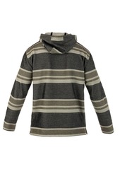 Hurley Men's Striped Modern Surf Poncho Hoodie - Dark Green