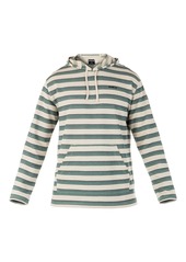 Hurley Men's Striped Modern Surf Poncho Hoodie - Dark Green