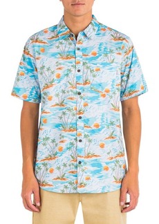 Hurley Organic Wedge Short Sleeve Button-Up Shirt