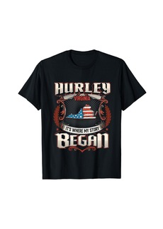 Hurley Virginia USA Flag 4th Of July T-Shirt