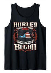 Hurley Virginia USA Flag 4th Of July Tank Top