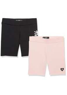 Hurley womens 2-pack Bike Shorts Set Pink/Black  US