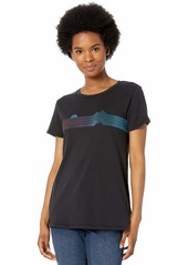 Hurley Women's Apparel Women's Short Sleeve Graphic Crew Neck T-Shirt  XS