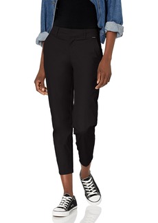 Hurley Women's Lowrider Flat Front Tapered Fit Chino Pants