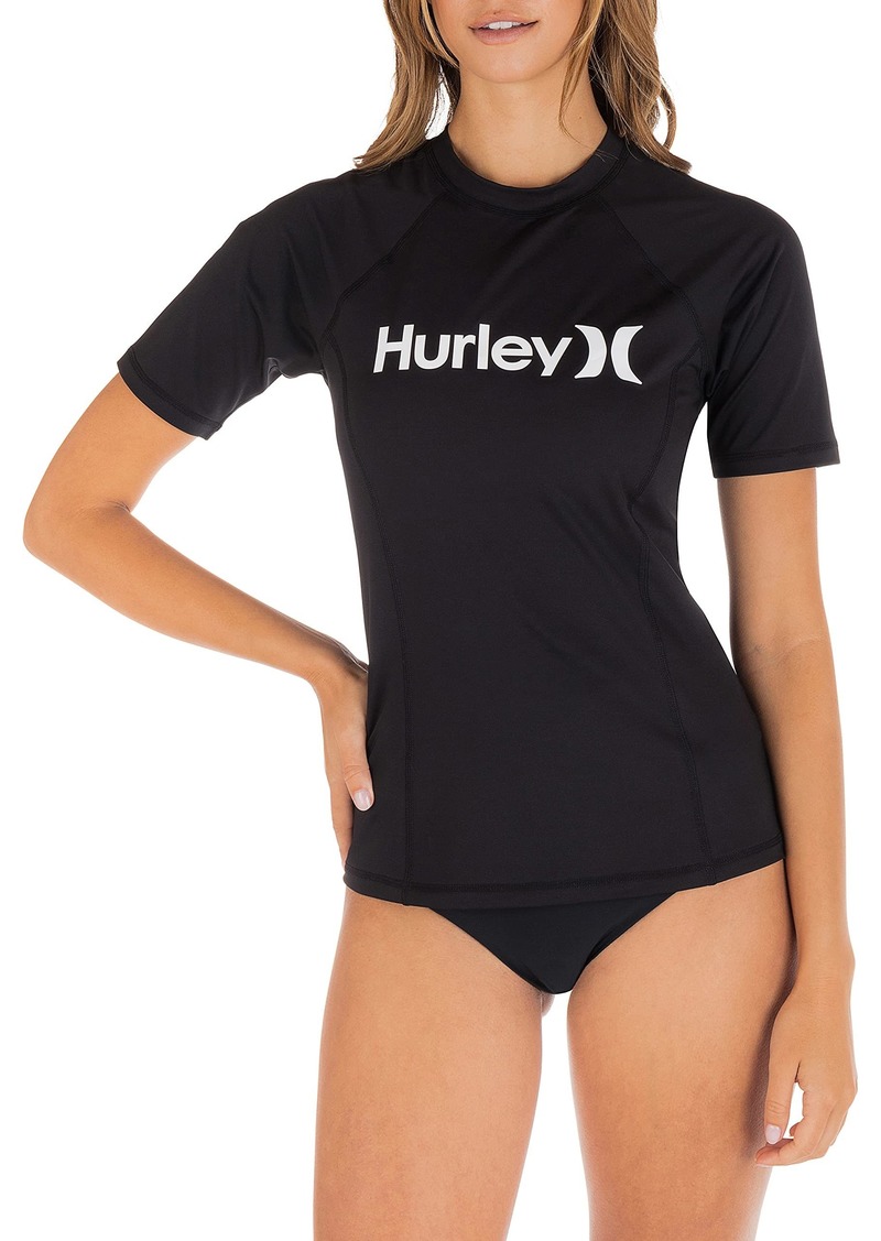 Hurley Women's Standard OAO Short Sleeve Rashguard