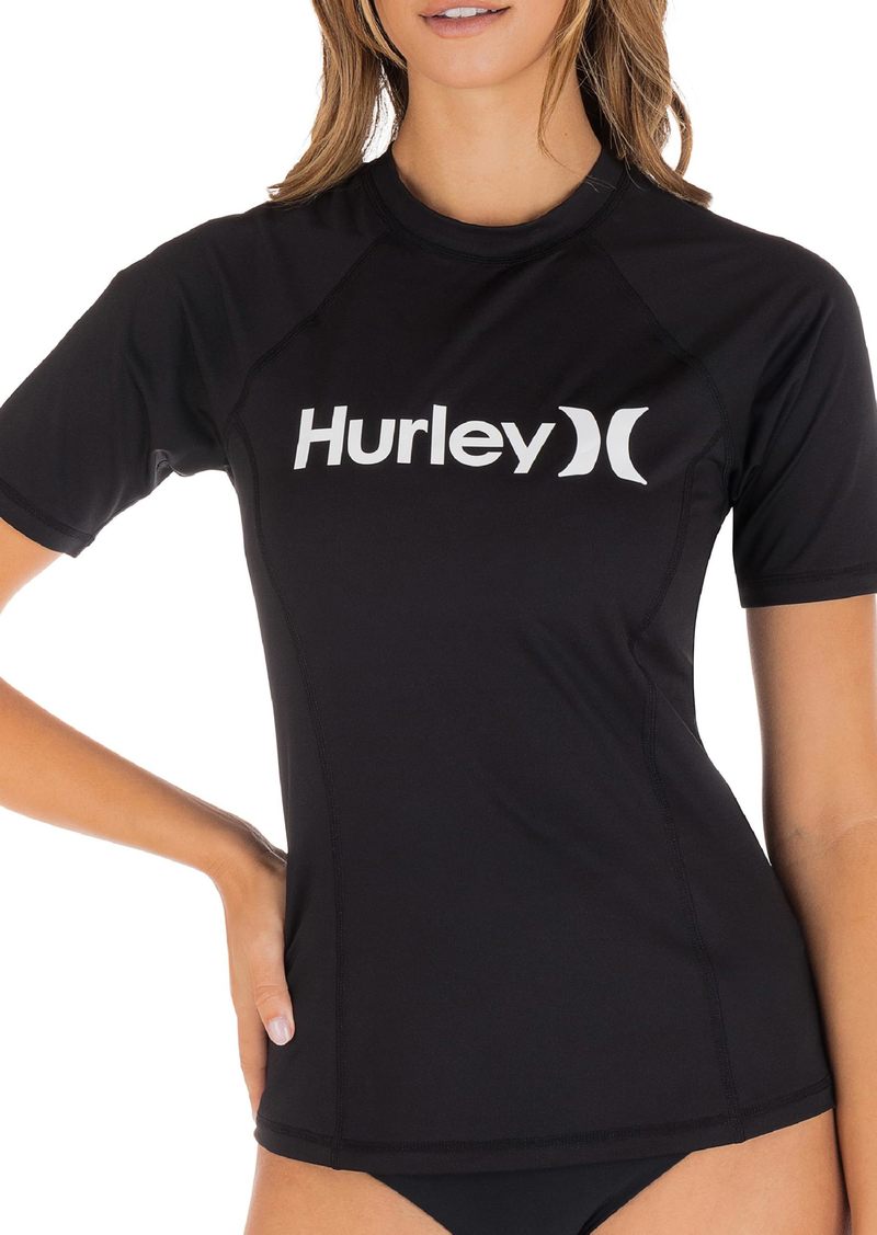 Hurley Women's Standard OAO Short Sleeve Rashguard