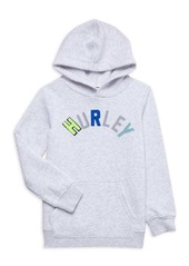 Hurley Little Kid's Reversible Logo Fleece Hoodie
