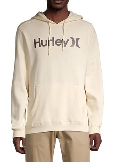 Hurley Logo Cotton-Blend Hoodie