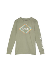 Hurley Long Sleeve Graphic T-Shirt (Big Kids)