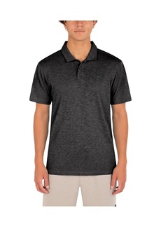 Hurley Men's Ace Vista Short Sleeve Polo Shirt - Black