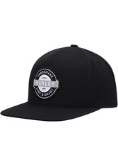 Men's Black Hurley Underground Snapback Hat - Black