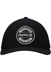 Men's Hurley Black Charter Trucker Snapback Hat - Black