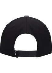 Men's Hurley Black, Gray Tahoe Snapback Hat - Black, Gray