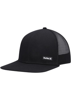 Men's Hurley Black Supply Trucker Snapback Hat - Black