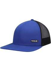 Men's Hurley Blue, Black Supply Trucker Snapback Hat - Blue, Black