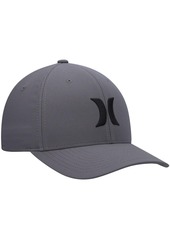 Men's Hurley Gray One and Only H2O-Dri Flex Hat - Gray