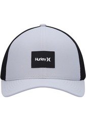 Men's Hurley Gray Warner Trucker Snapback Hat - Gray