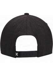 Men's Hurley Heathered Black H20-Dri Point Break Snapback Hat - Heather Black