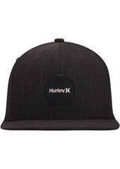 Men's Hurley Heathered Black H20-Dri Point Break Snapback Hat - Heather Black