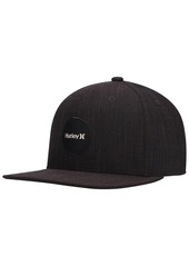 Men's Hurley Heathered Black H20-Dri Point Break Snapback Hat - Heather Black