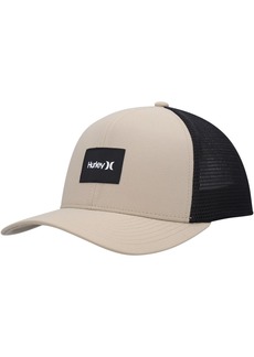 Men's Hurley Khaki Warner Trucker Snapback Hat - Khaki