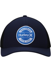 Men's Hurley Navy Charter Trucker Snapback Hat - Navy