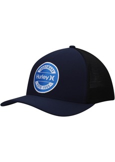 Men's Hurley Navy Charter Trucker Snapback Hat - Navy