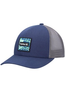 Men's Hurley Navy Seacliff Trucker Snapback Hat - Navy