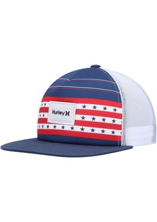 Men's Hurley Navy United Trucker Snapback Hat - Navy