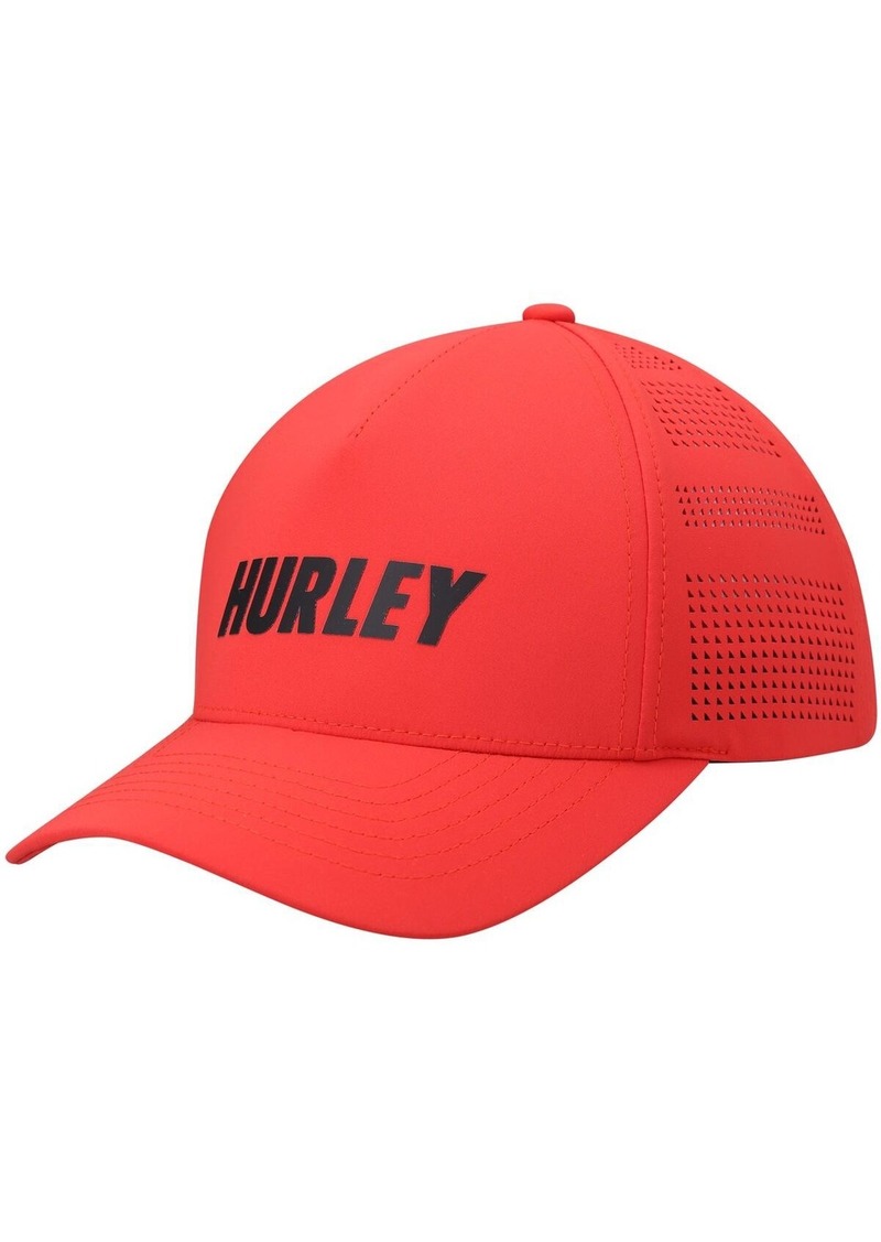 Men's Hurley Red Canyon Adjustable Hat - Red