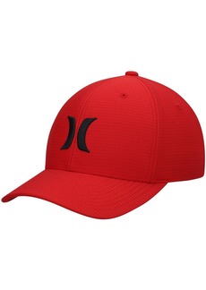 Men's Hurley Red H2O-Dri Pismo Flex Fit Hat - Red