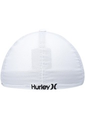 Men's Hurley White Weld Phantom Flex Hat - White