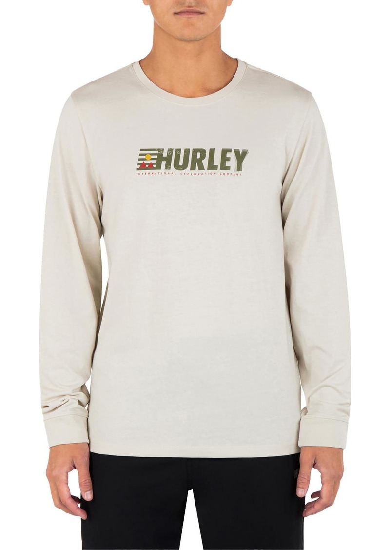 Hurley Mens Logo Crewneck T-Shirt