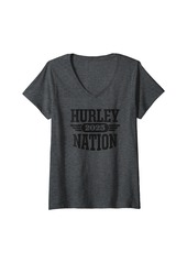 Womens Hurley High School Nation 2025 HS V-Neck T-Shirt