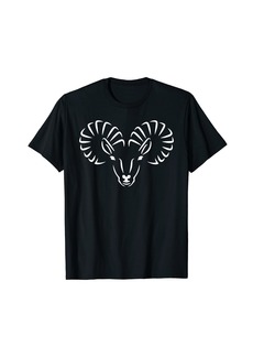 Ibex head horns T-Shirt