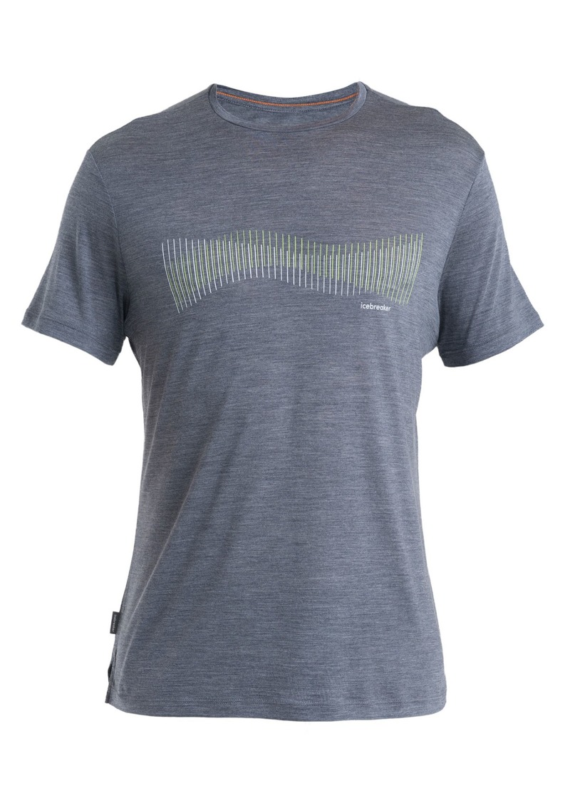 icebreaker Men's 125 Cool-Lite Merino Blend Sphere III T-Shirt, Medium, Gray | Father's Day Gift Idea