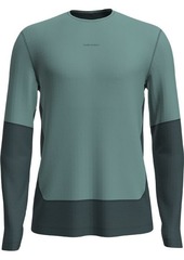 icebreaker Men's 125 ZoneKnit Merino Thermal Long Sleeve Shirt, Medium, Gray | Father's Day Gift Idea