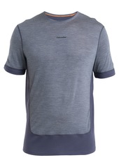icebreaker Men's 125 ZoneKnit Merino Thermal Short Sleeve Shirt, Medium, Gray