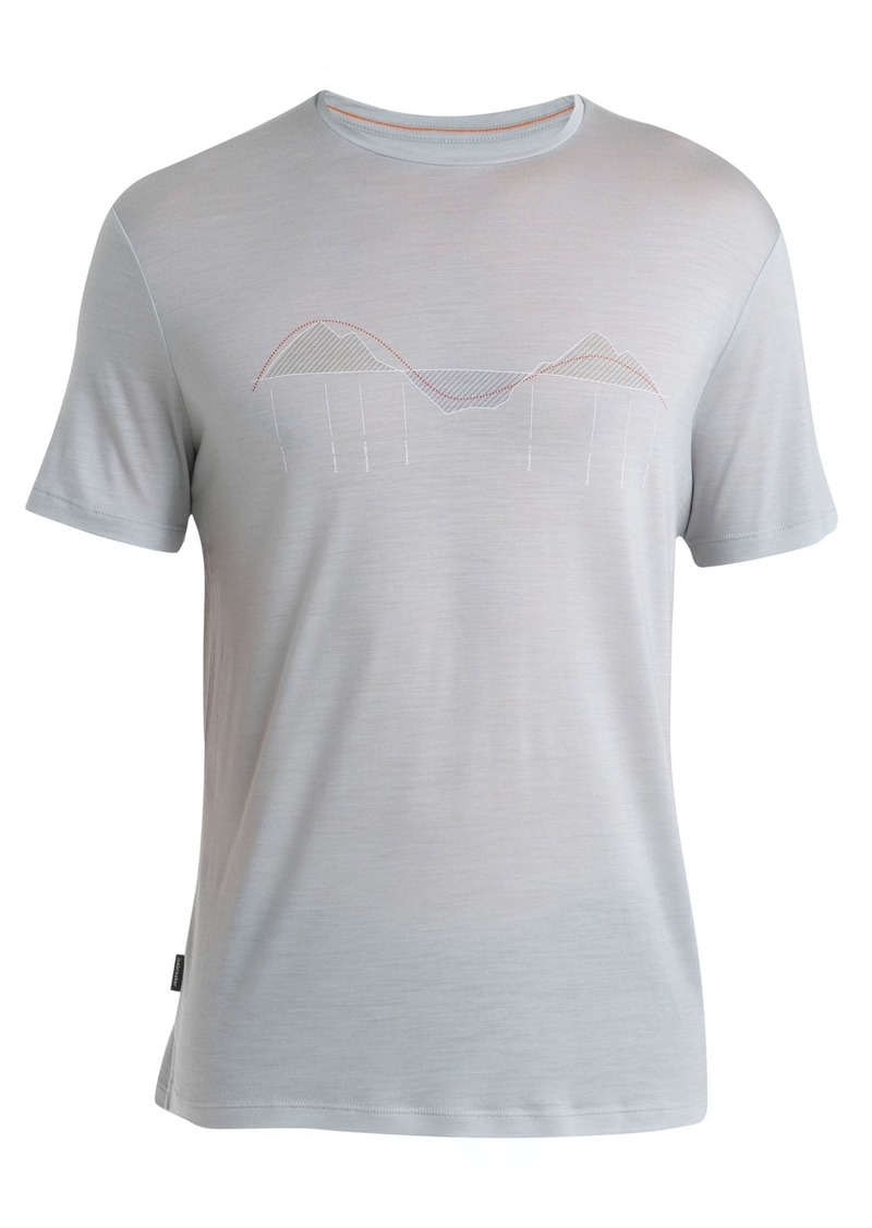 icebreaker Men's 125 Cool-Lite Merino Blend Sphere III T-Shirt, Medium, Gray