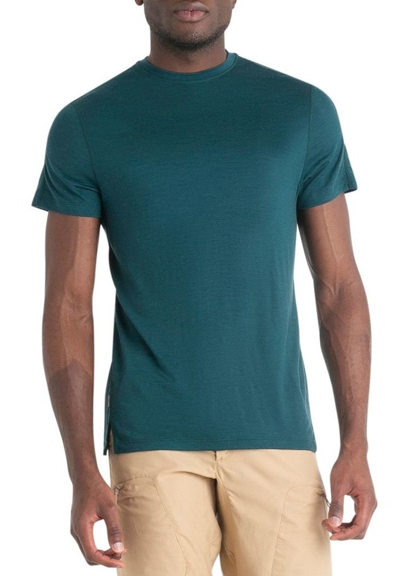 Icebreaker Men's Merino 150 Ace Short Sleeve T-Shirt, Large, Green